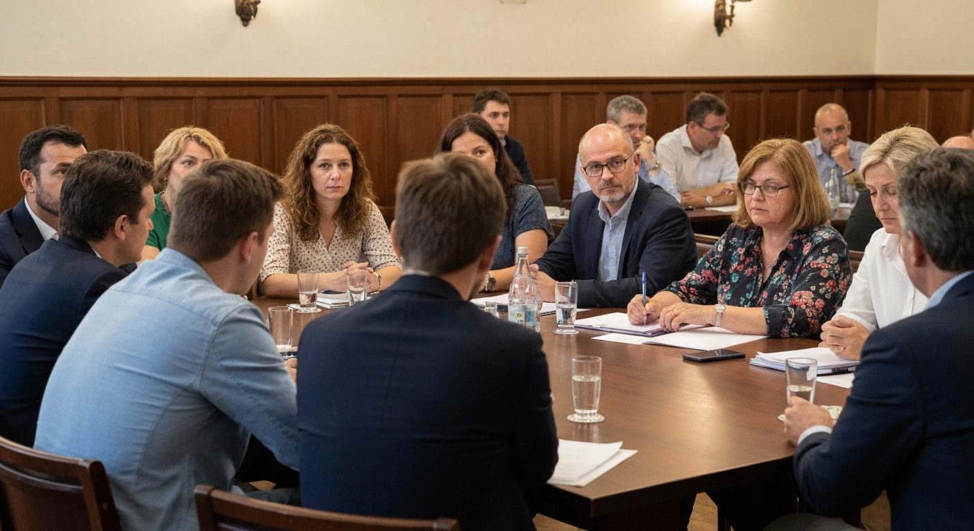 Assemblée citoyenne en réunion